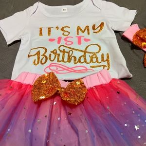 Baby Girl's Skirt Set Size 9-12mos